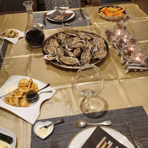 paimpol oysters and seafood with Centauris